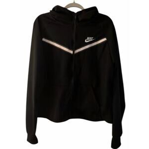 Nike Youth Windrunner Jacket – Size 2XL – Black/White – Hooded Zip